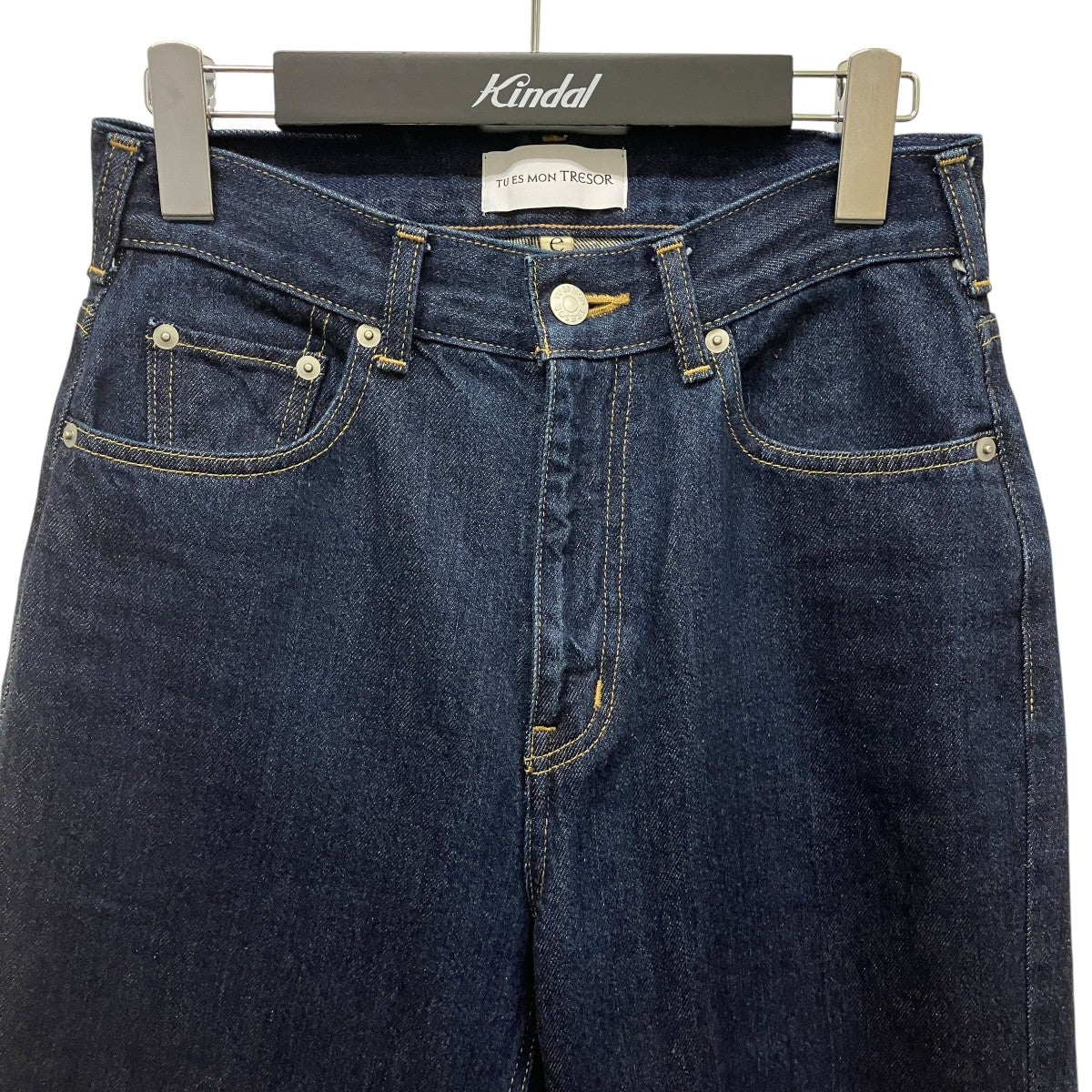 straight soft flare denimワイドデニムパンツ902330225