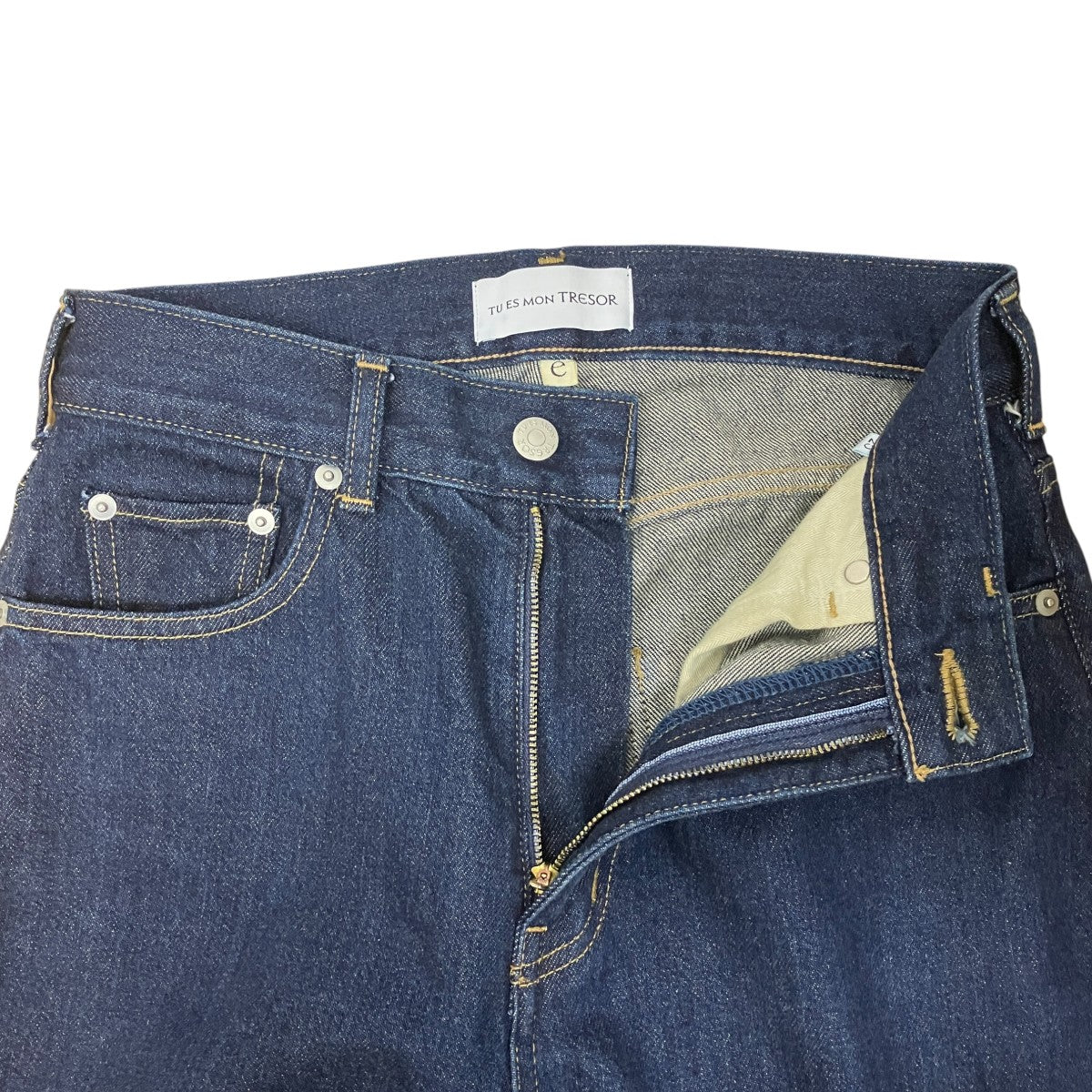 straight soft flare denimワイドデニムパンツ902330225