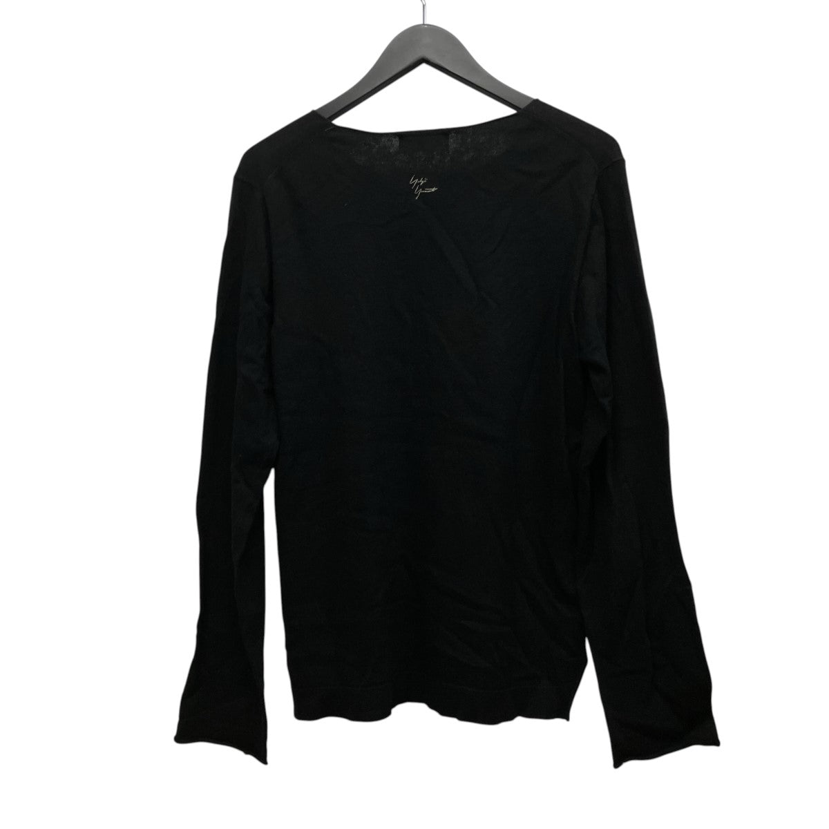 Yohji Yamamoto pour homme 刺繍ロングTシャツHO-K92-099 古着・中古-2枚目のアイテム画像