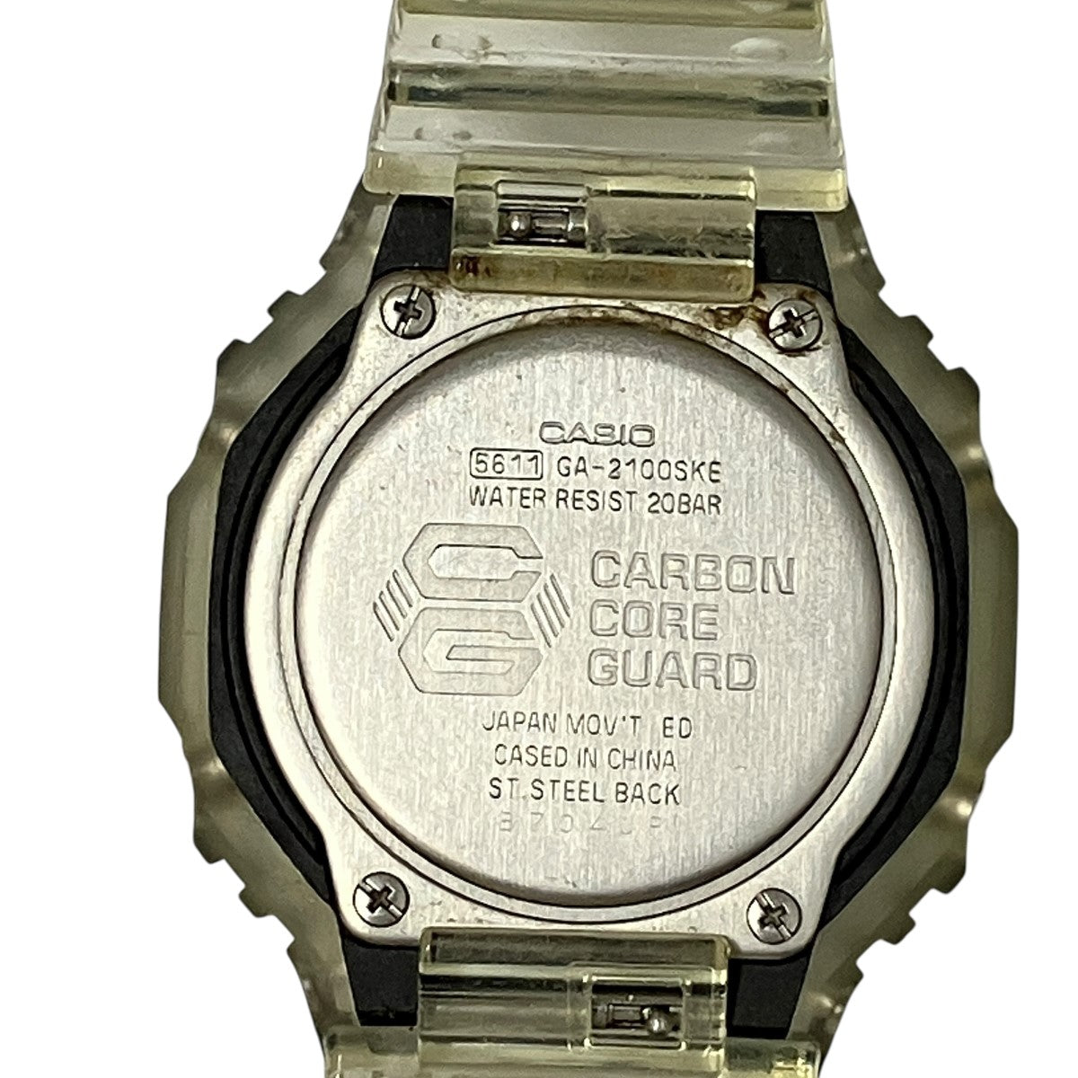 CASIO WATER RESIST BAR20デジアナウォッチGA-2100SKE 古着・中古-3枚目のアイテム画像
