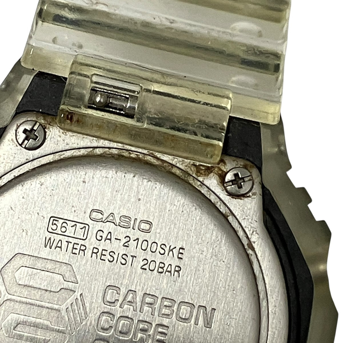 CASIO WATER RESIST BAR20デジアナウォッチGA-2100SKE 古着・中古-8枚目のアイテム画像