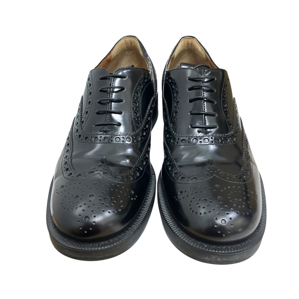 MIU MIU×CHURCH’S オックスフォード ブローグシューズ5E038E 古着・中古-2枚目のアイテム画像