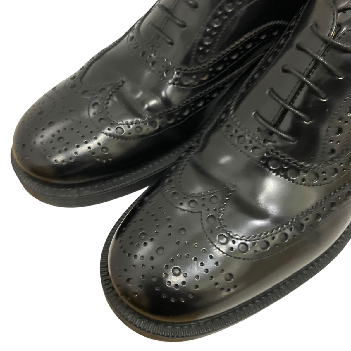 MIU MIU×CHURCH’S オックスフォード ブローグシューズ5E038E 古着・中古-7枚目のアイテム画像