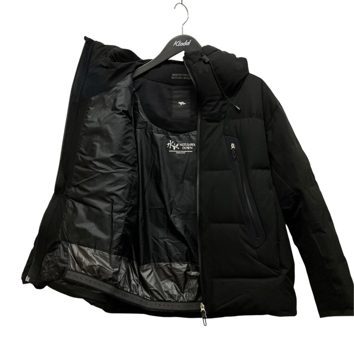 Descente ALLTERRAIN SOFT SHELL JACKET CREASダウンジャケットDXG2678WBY 古着・中古-3枚目のアイテム画像