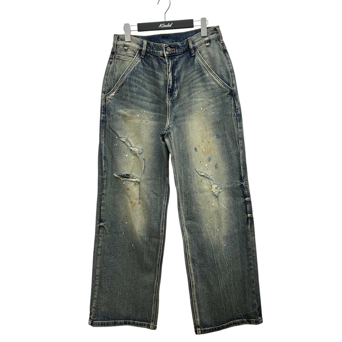 ROCK STEADY 25SSダメージ加工デニムパンツ 古着・中古-1枚目のアイテム画像