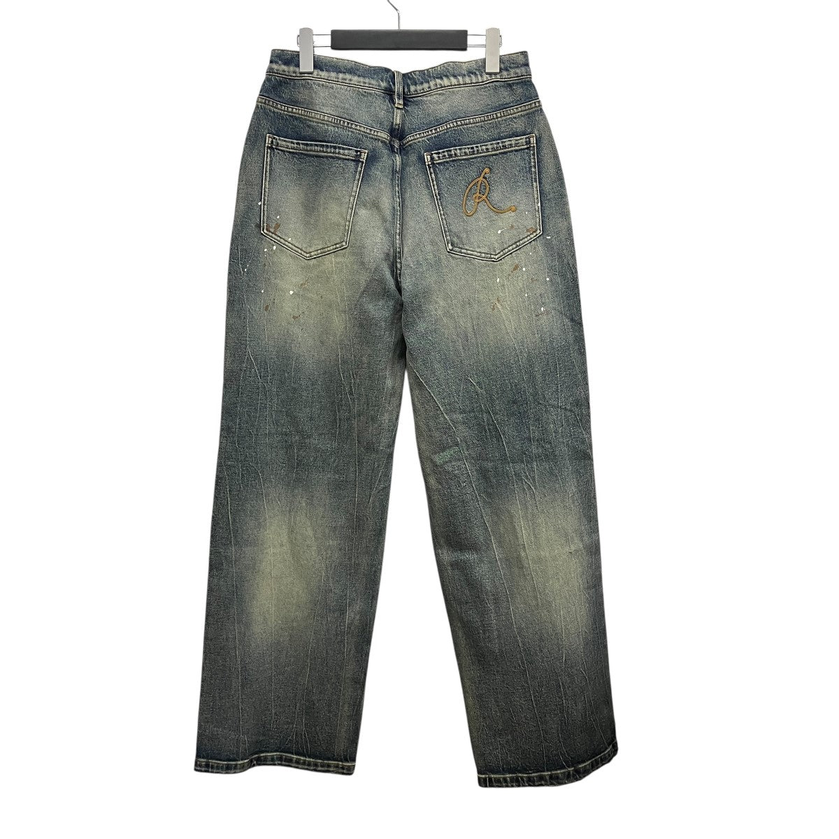 ROCK STEADY 25SSダメージ加工デニムパンツ 古着・中古-2枚目のアイテム画像