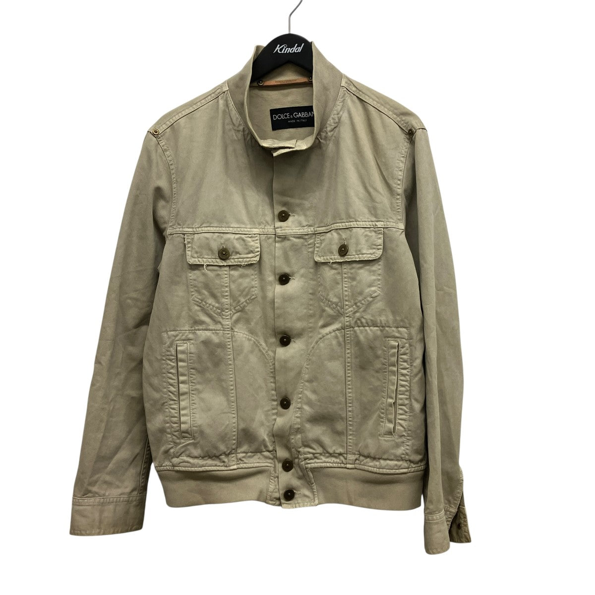 DOLCE ＆ GABBANA 03SSリブコットンジャケットSDS04 古着・中古-1枚目のアイテム画像
