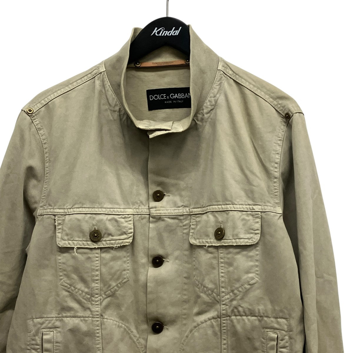 DOLCE ＆ GABBANA 03SSリブコットンジャケットSDS04 古着・中古-3枚目のアイテム画像