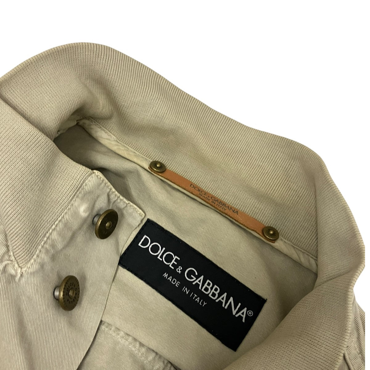 DOLCE ＆ GABBANA 03SSリブコットンジャケットSDS04 古着・中古-6枚目のアイテム画像