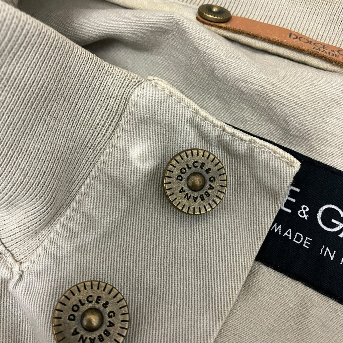 DOLCE ＆ GABBANA 03SSリブコットンジャケットSDS04 古着・中古-7枚目のアイテム画像