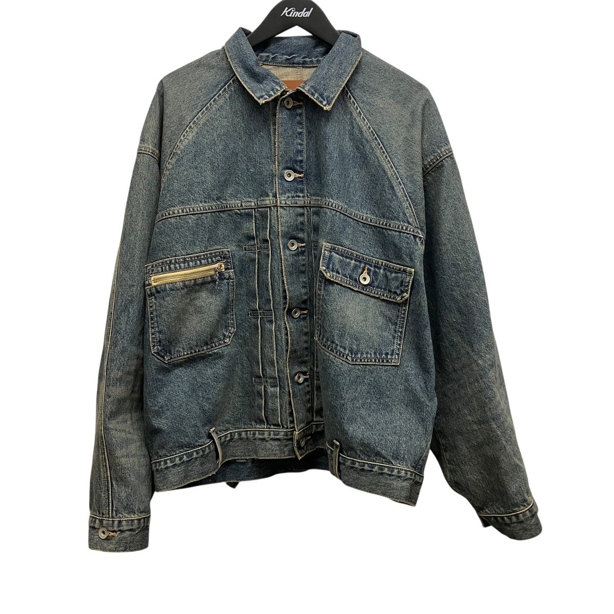 DAIRIKU 26SSVintage Wash Big Sleeve Denim Jacketデニムジャケット26SS D14 古着・中古-1枚目のアイテム画像