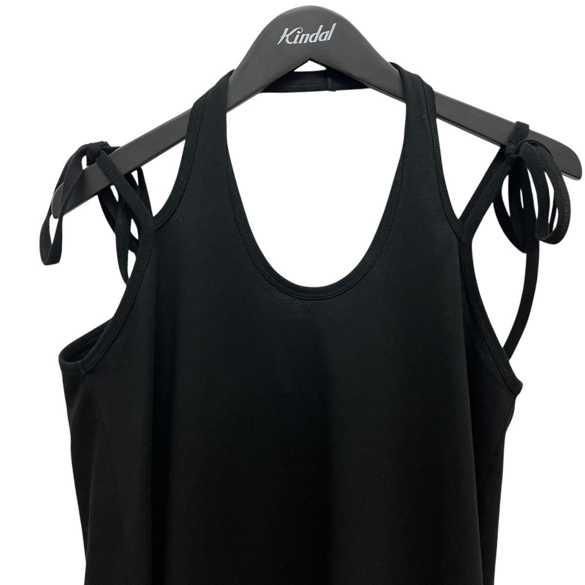 double-end suvin compact jersey dressホルターネックキャミソールワンピース1616304006