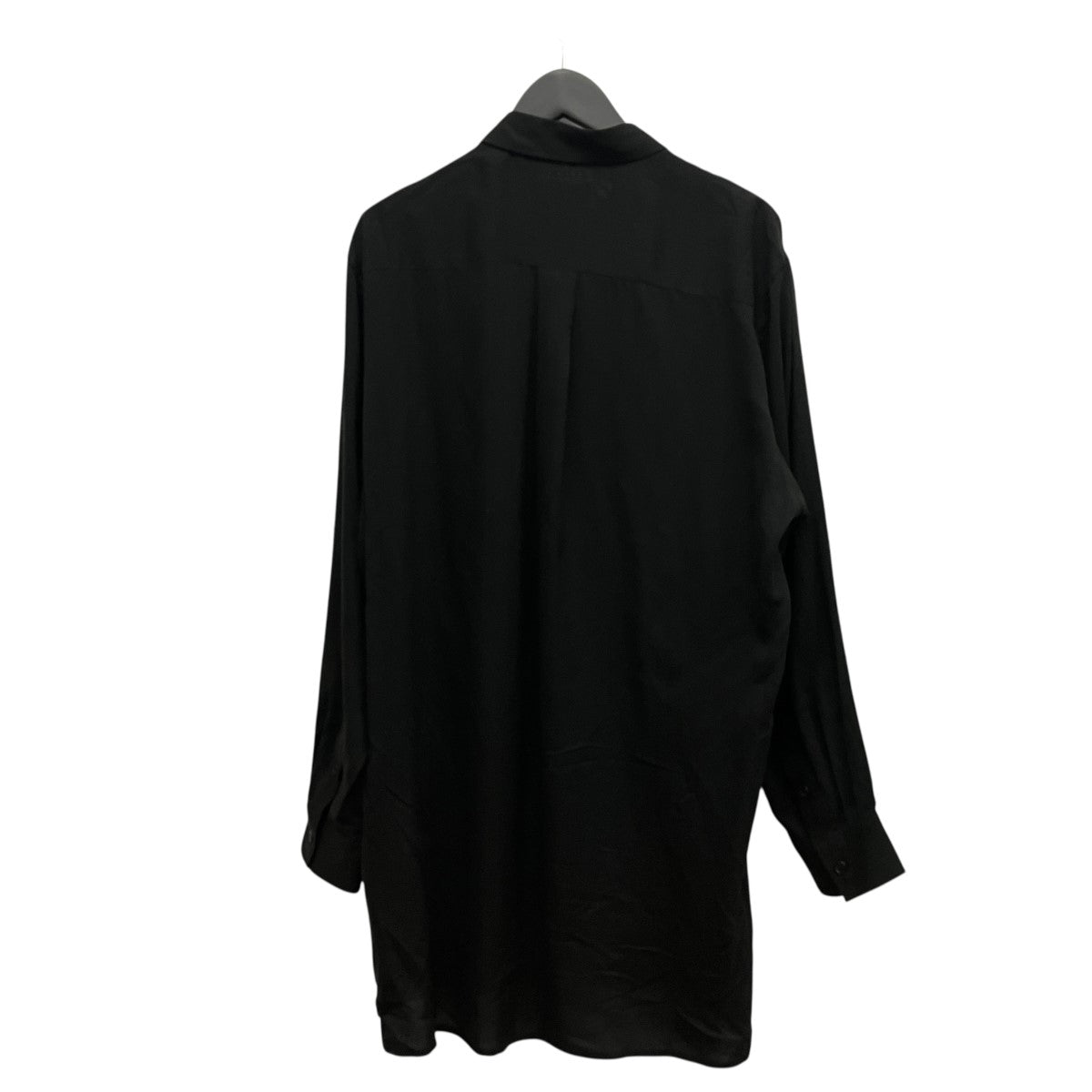 Yohji Yamamoto pour homme 26SSCELLULOSE LAWN STANDARD BIG SHIRTオーバーサイズ長袖シャツHK-B06-201 古着・中古-2枚目のアイテム画像