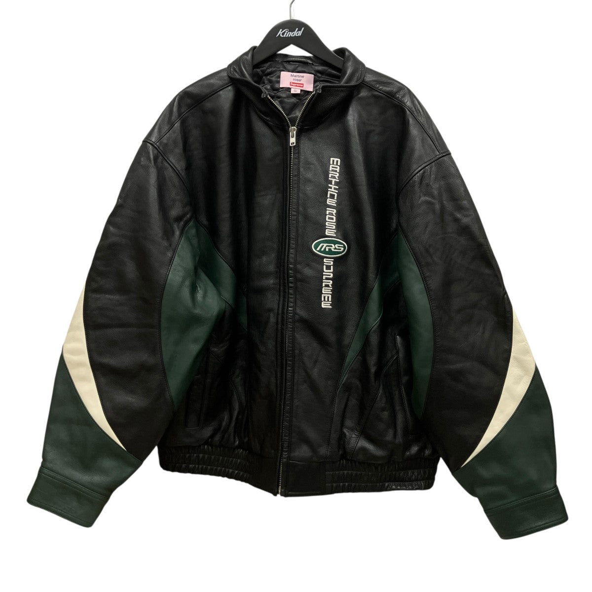 24AWLeather Jacket  Blackレーシングレザージャケット