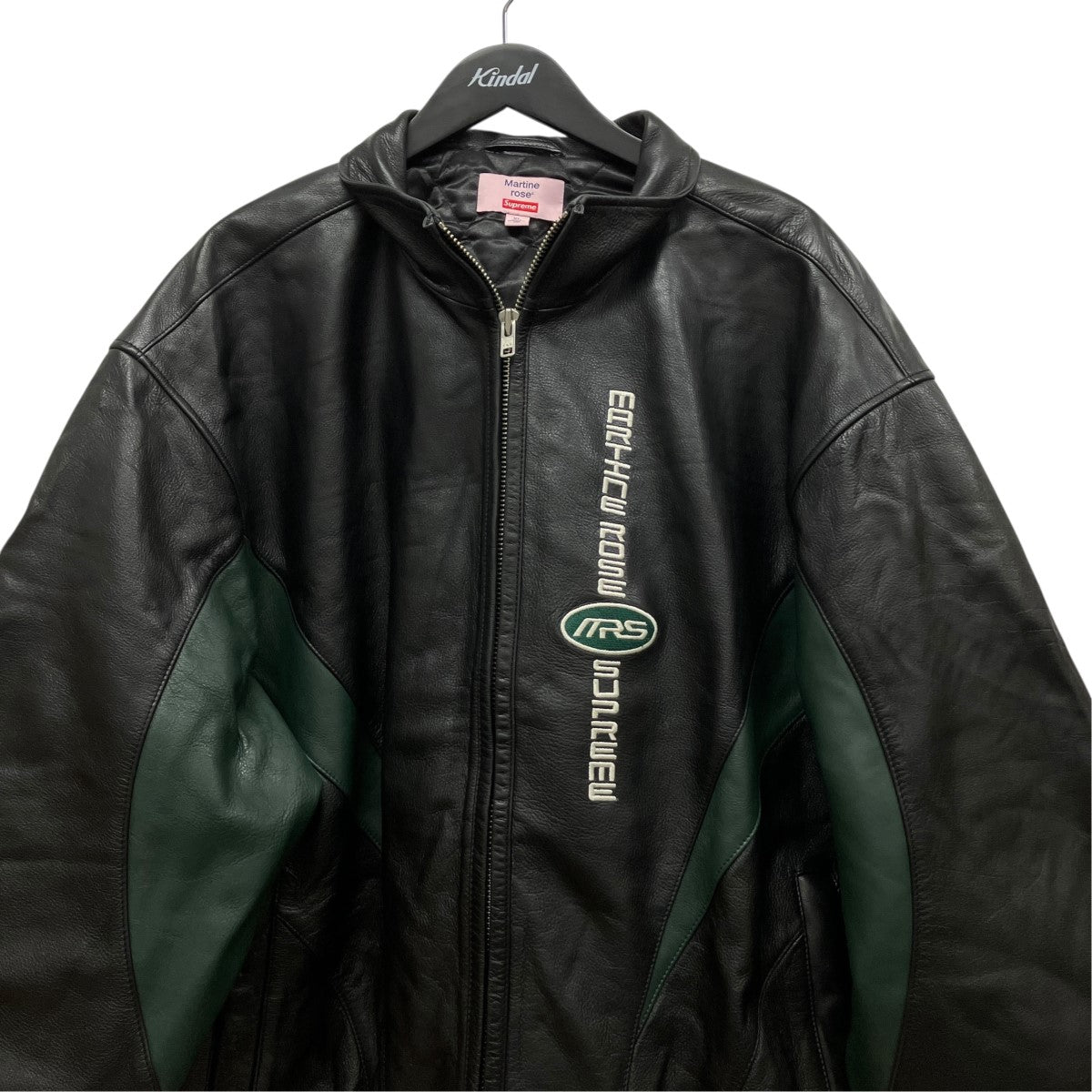 24AWLeather Jacket  Blackレーシングレザージャケット