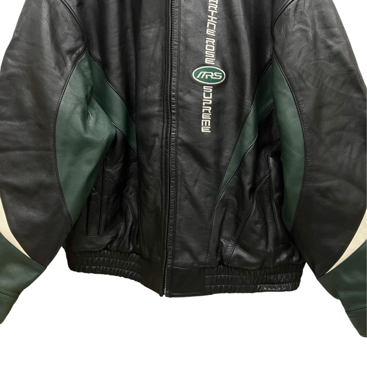 24AWLeather Jacket  Blackレーシングレザージャケット