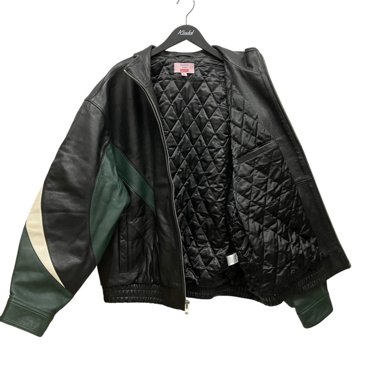 24AWLeather Jacket  Blackレーシングレザージャケット