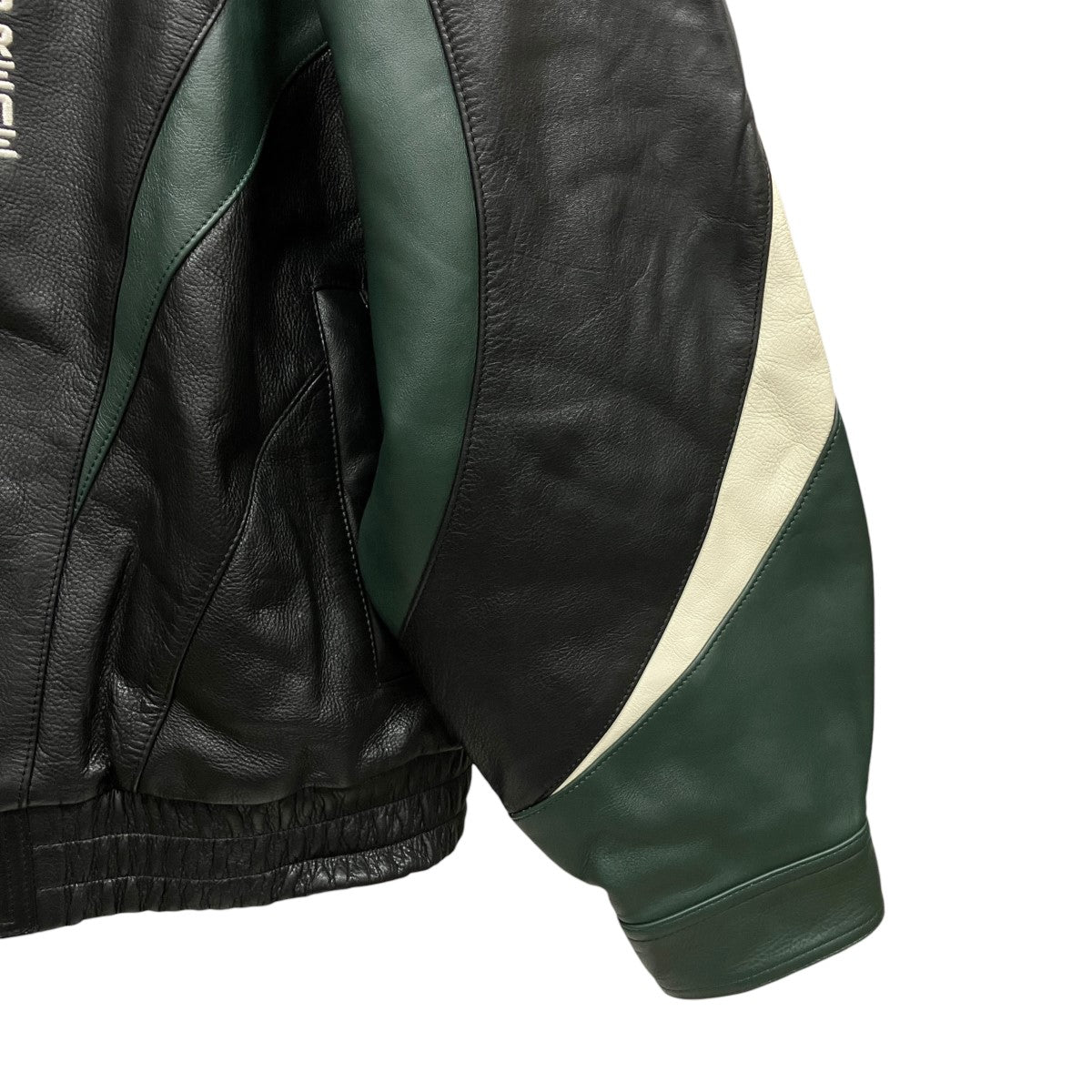 24AWLeather Jacket  Blackレーシングレザージャケット