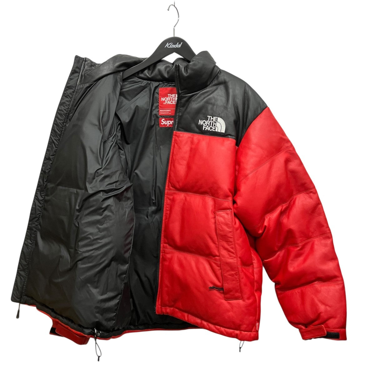 Supreme×THE NORTH FACE レザーダウンジャケットND91702I 古着・中古-3枚目のアイテム画像