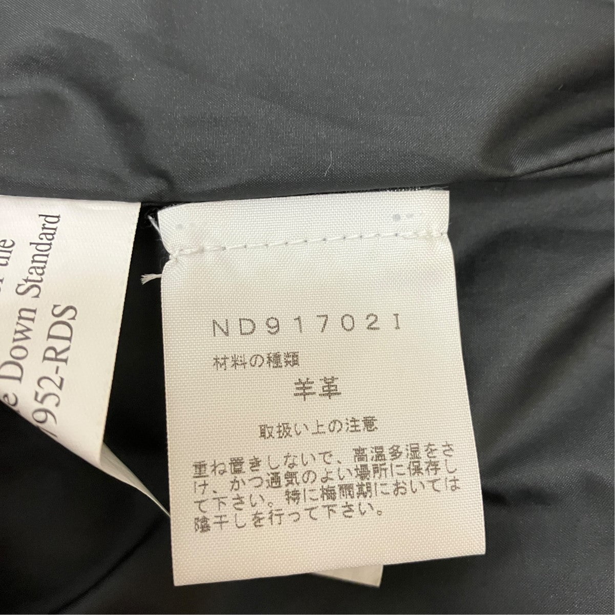 Supreme×THE NORTH FACE レザーダウンジャケットND91702I 古着・中古-8枚目のアイテム画像