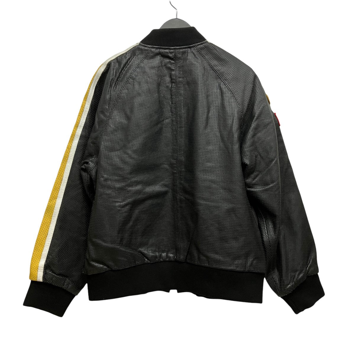 20SSLeathers Perforated Bomber Jacketレーシングレザージャケット