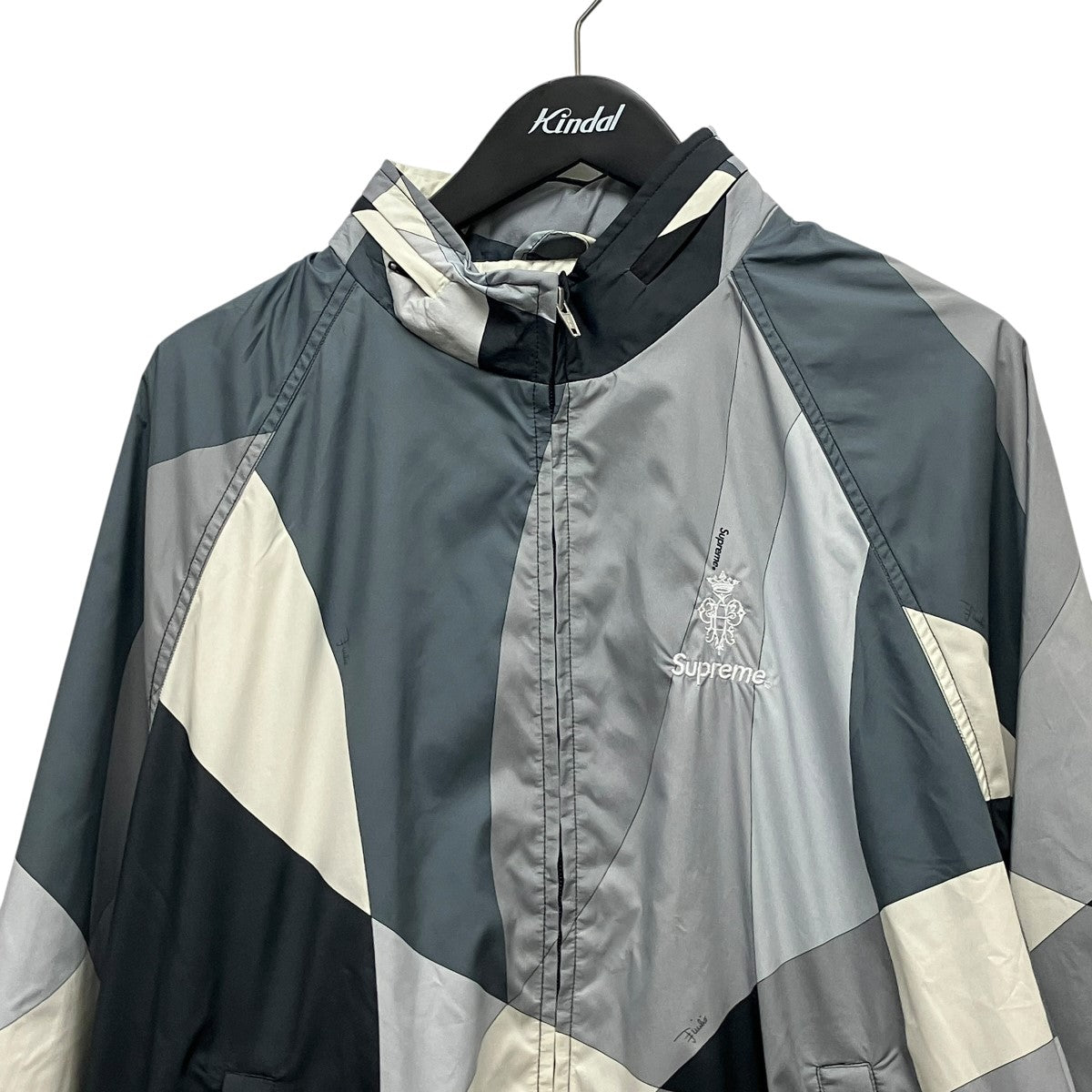 Sport Jacket Blackプッチ柄ナイロンジャケット
