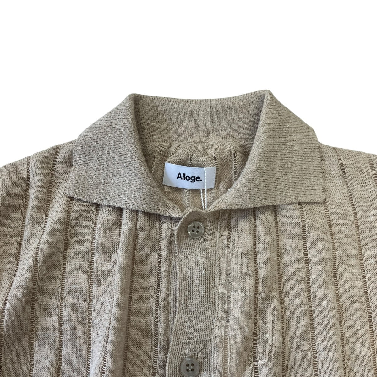 Linen S／S Knit Shirt半袖ニットシャツAL24S-KN02