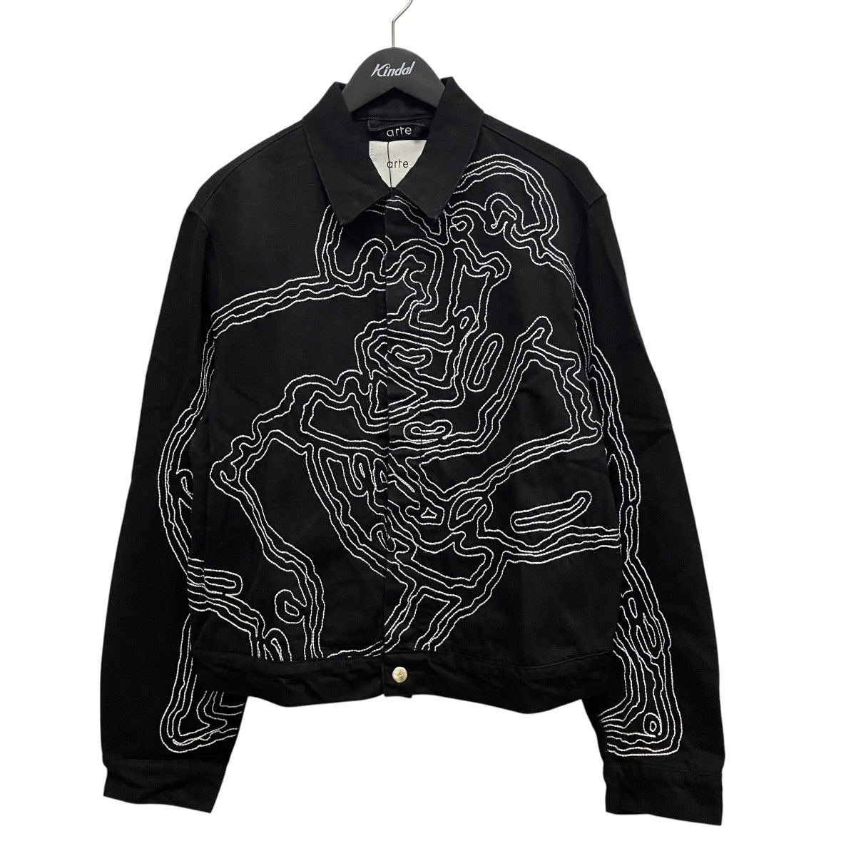 Arte Antwerp ステッチデザインデニムジャケットSS24-075J 古着・中古-1枚目のアイテム画像