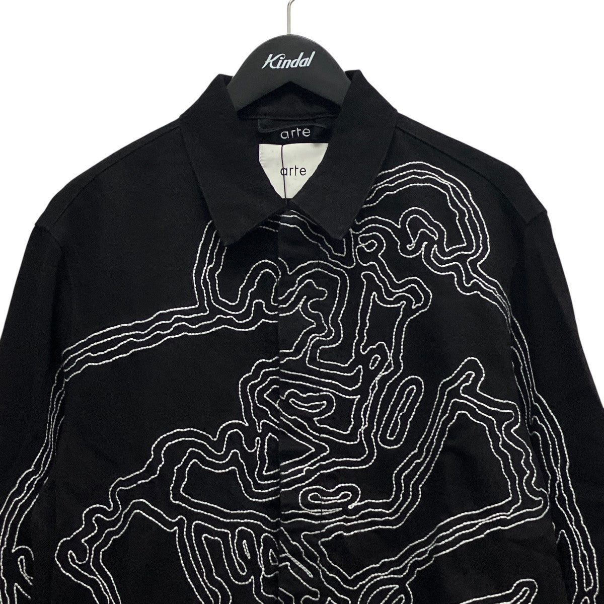 Arte Antwerp ステッチデザインデニムジャケットSS24-075J 古着・中古-4枚目のアイテム画像