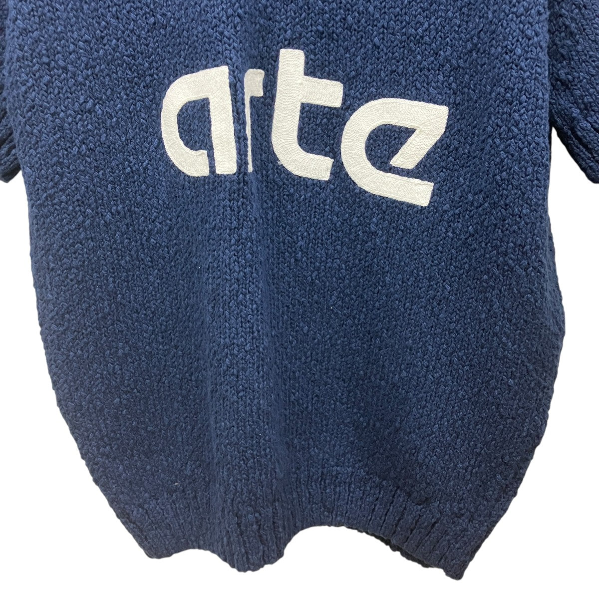 Football Logoロゴ半袖ニットポロAW25-157K