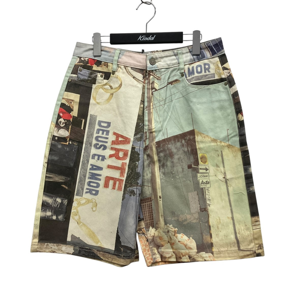 Arte Antwerp Photo Allover Shorts総柄デニムハーフパンツSS25-068SHO 古着・中古-1枚目のアイテム画像