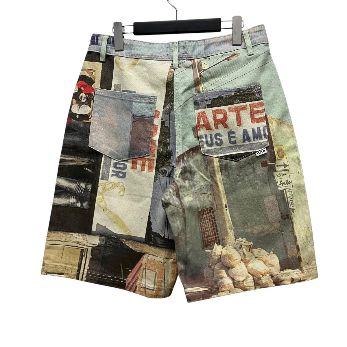 Arte Antwerp Photo Allover Shorts総柄デニムハーフパンツSS25-068SHO 古着・中古-2枚目のアイテム画像