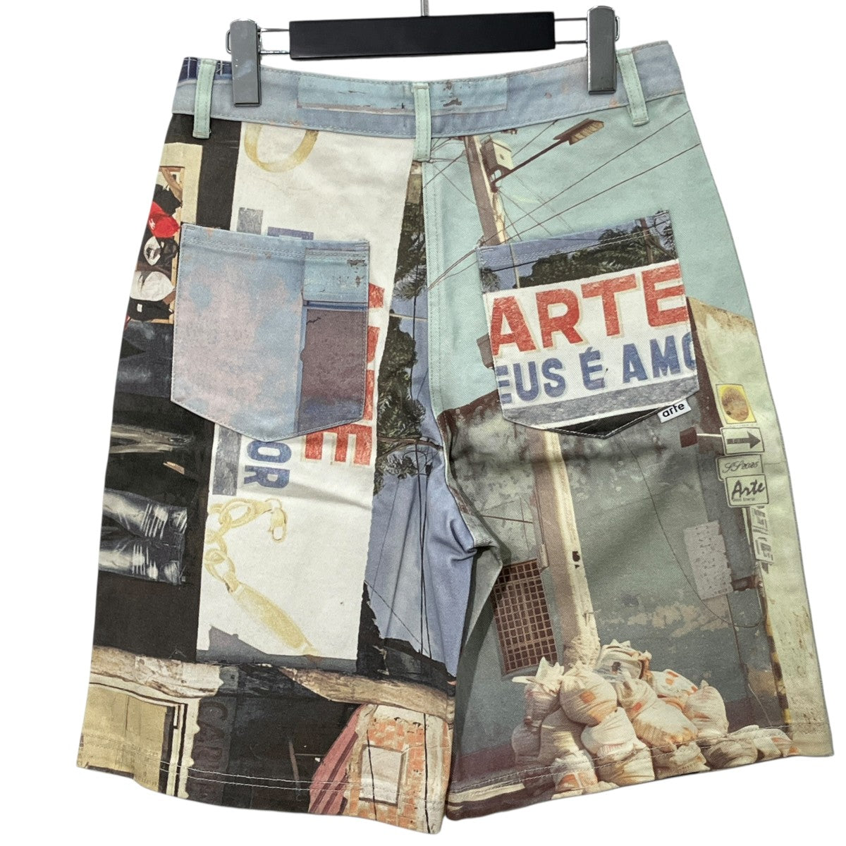 Photo Allover Shorts総柄デニムハーフパンツSS25-068SHO