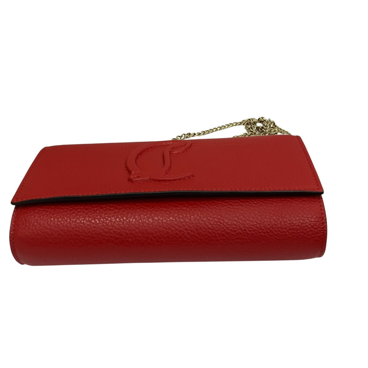 Christian Louboutin Loubi54エンボスレザーチェーンショルダーバッグ 古着・中古-4枚目のアイテム画像