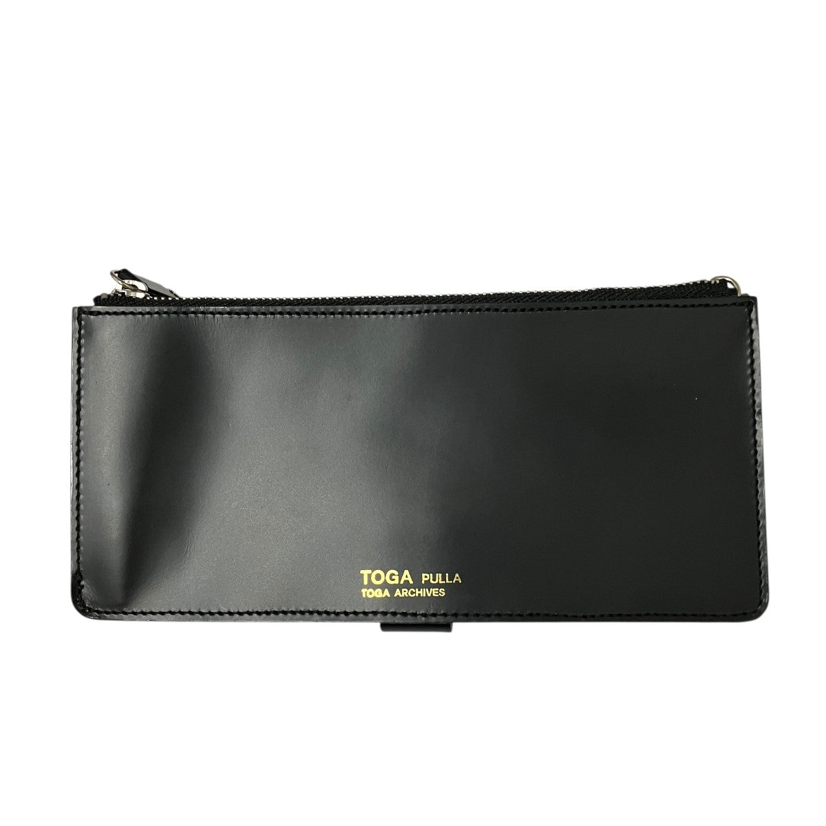 TOGA PULLA レザーショルダーロングウォレット 古着・中古-2枚目のアイテム画像