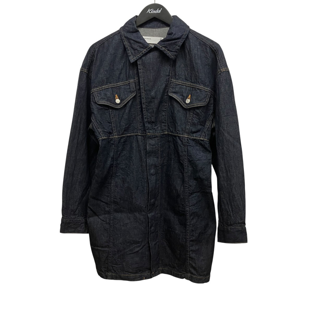 Indigo denim long shirtデニムロングシャツTA251ｰFJ049