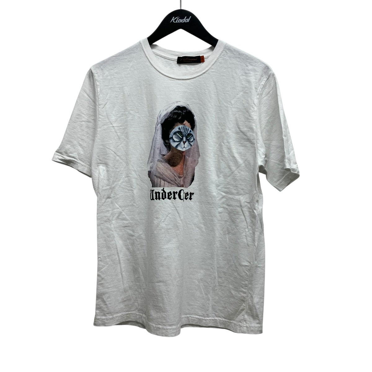 07SSPurple期 Cat Mask T-shirtプリントTシャツ