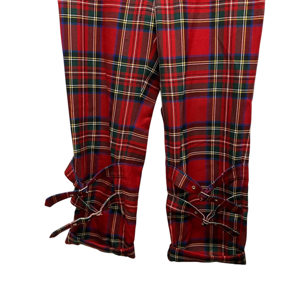 BLACK COMME des GARCONS 16AWチェックボンテージパンツ1R-P006 古着・中古-4枚目のアイテム画像