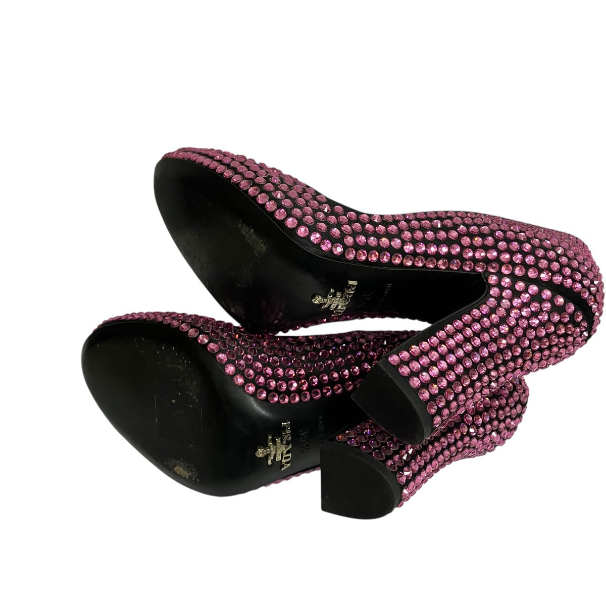 PRADA クリスタルパンプス 古着・中古-5枚目のアイテム画像