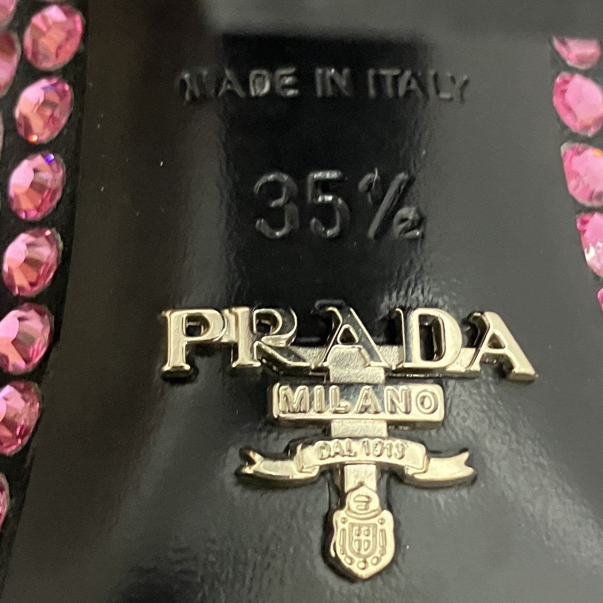 PRADA クリスタルパンプス 古着・中古-6枚目のアイテム画像