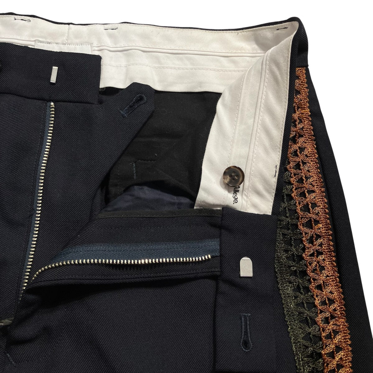 サイドラインウールスラックスAL22AW-PT02