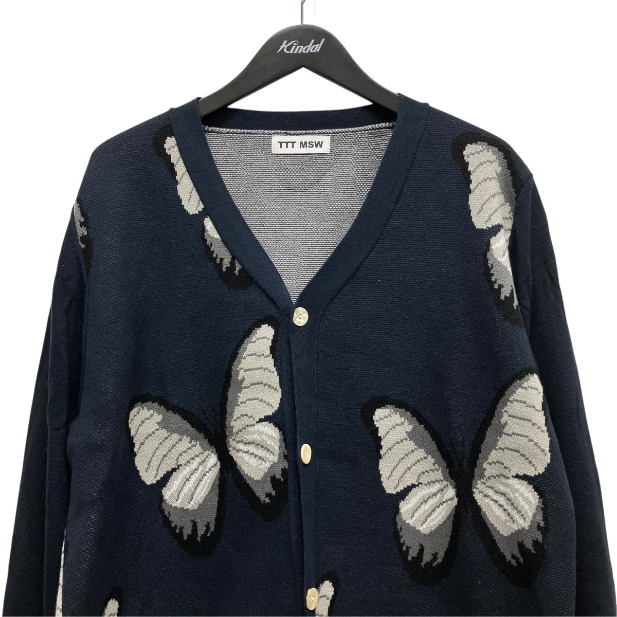 22SSButterfly knit CardiganニットカーディガンTTT-2022SS-KT11