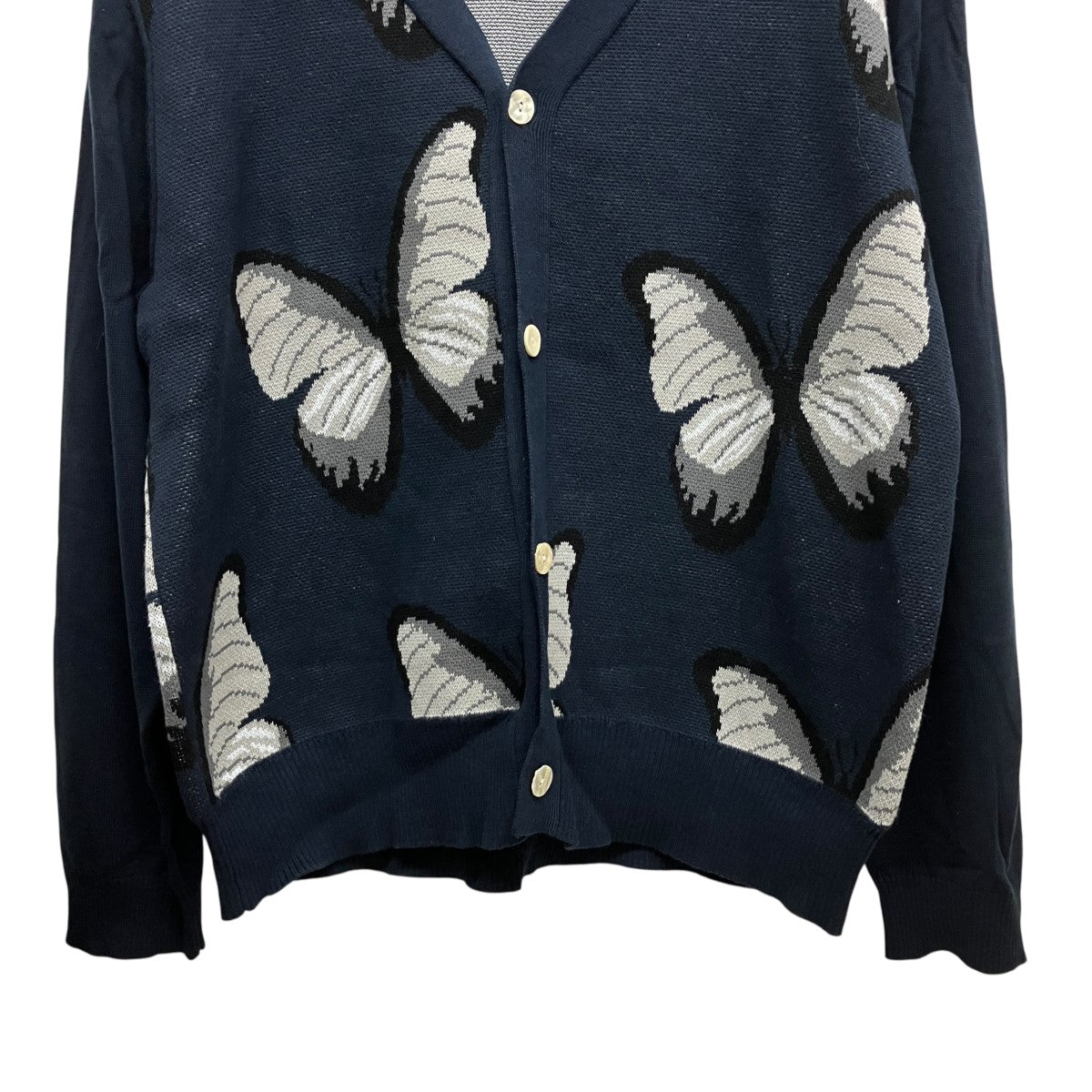 22SSButterfly knit CardiganニットカーディガンTTT-2022SS-KT11