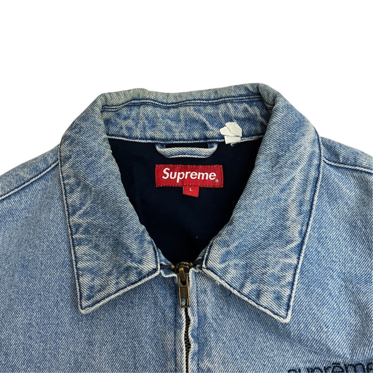 Supreme 16AWDenim Harrington Jacketジップアップデニムジャケット 古着・中古-7枚目のアイテム画像
