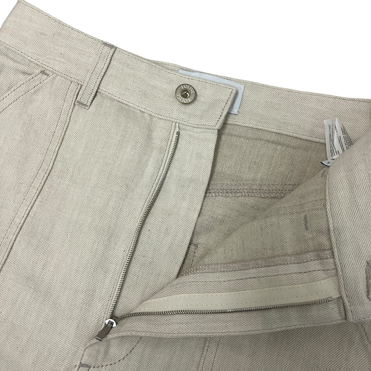 LOEWE コットンリネンワイドパンツS359Y04XED 古着・中古-3枚目のアイテム画像