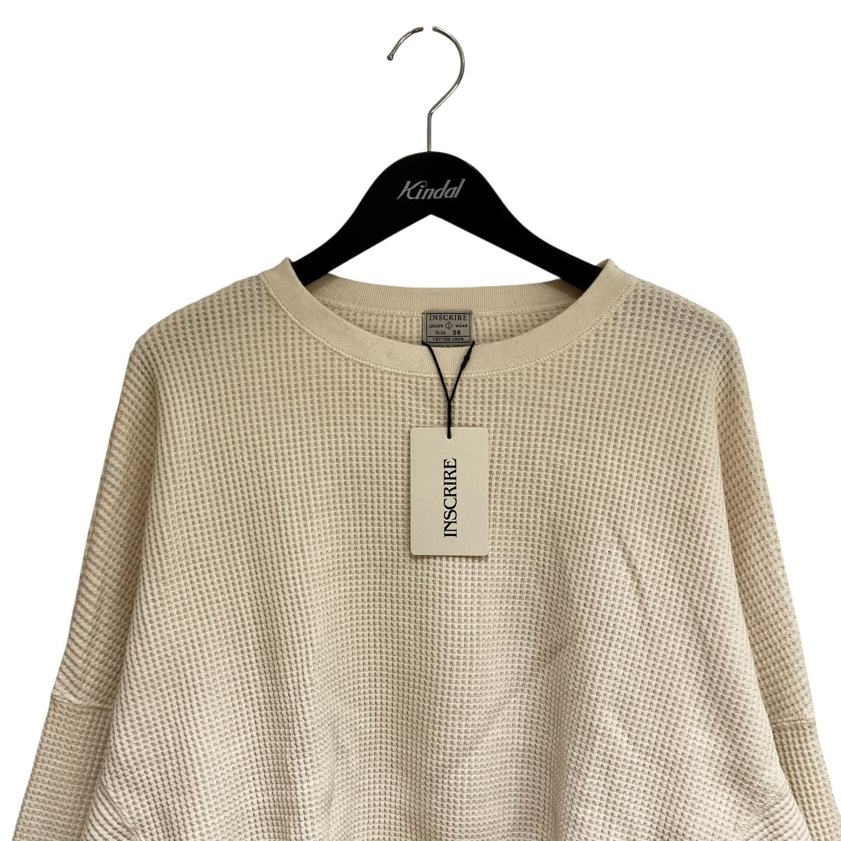 INSCRIRE Thermal Dolman TeeサーマルスウェットI25AW-CUT16 古着・中古-3枚目のアイテム画像