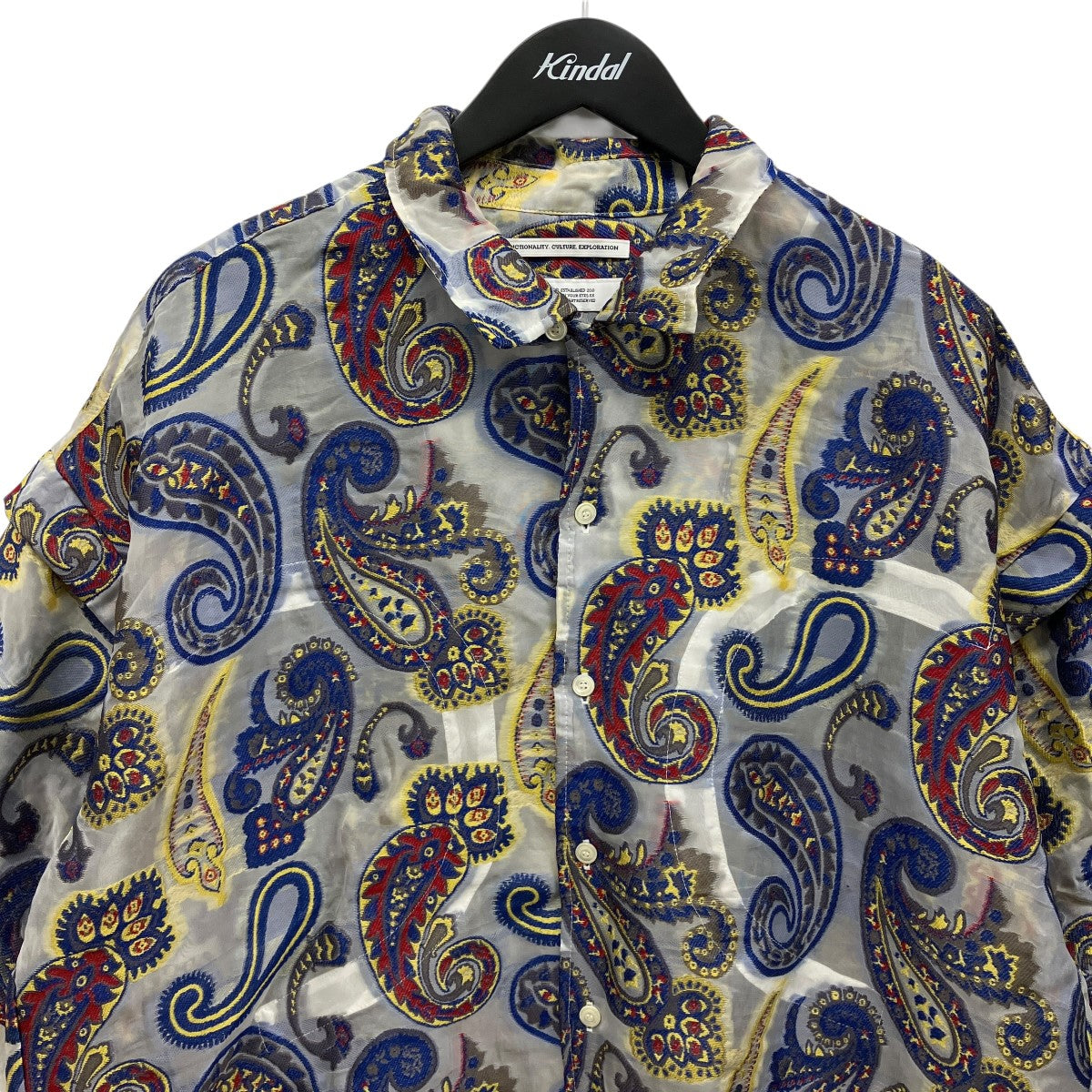 F／CE． 24SSPAISLEY JACQUARD SHEER SHIRT総柄半袖シャツFSU02241U0004 古着・中古-3枚目のアイテム画像