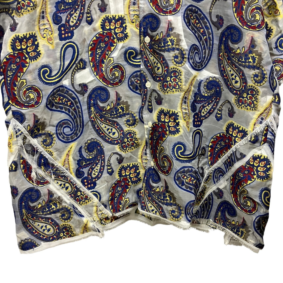 F／CE． 24SSPAISLEY JACQUARD SHEER SHIRT総柄半袖シャツFSU02241U0004 古着・中古-4枚目のアイテム画像