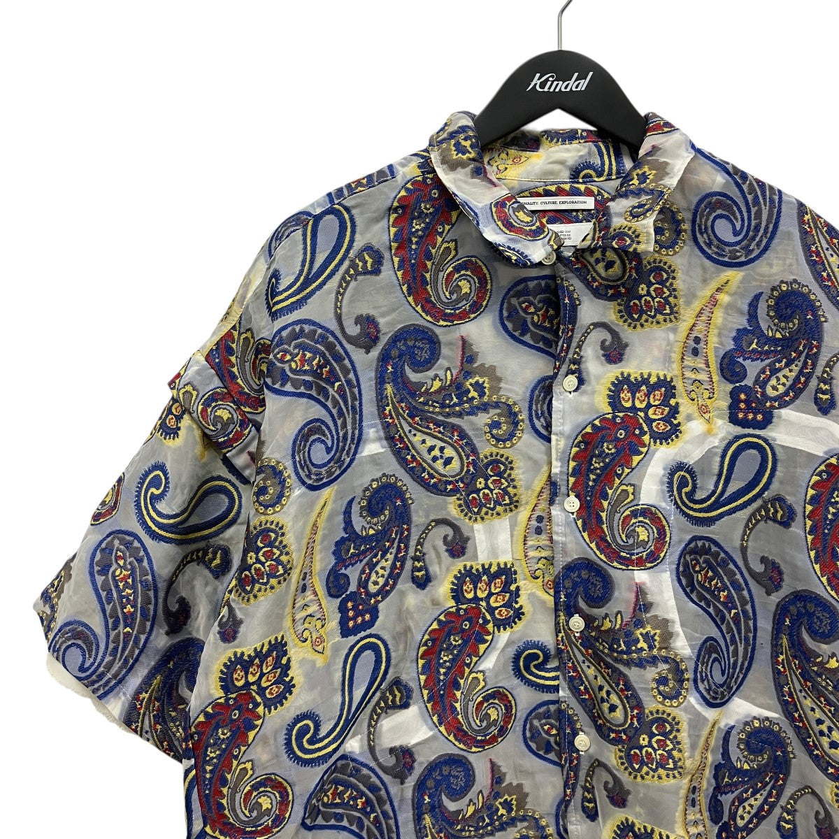 F／CE． 24SSPAISLEY JACQUARD SHEER SHIRT総柄半袖シャツFSU02241U0004 古着・中古-5枚目のアイテム画像