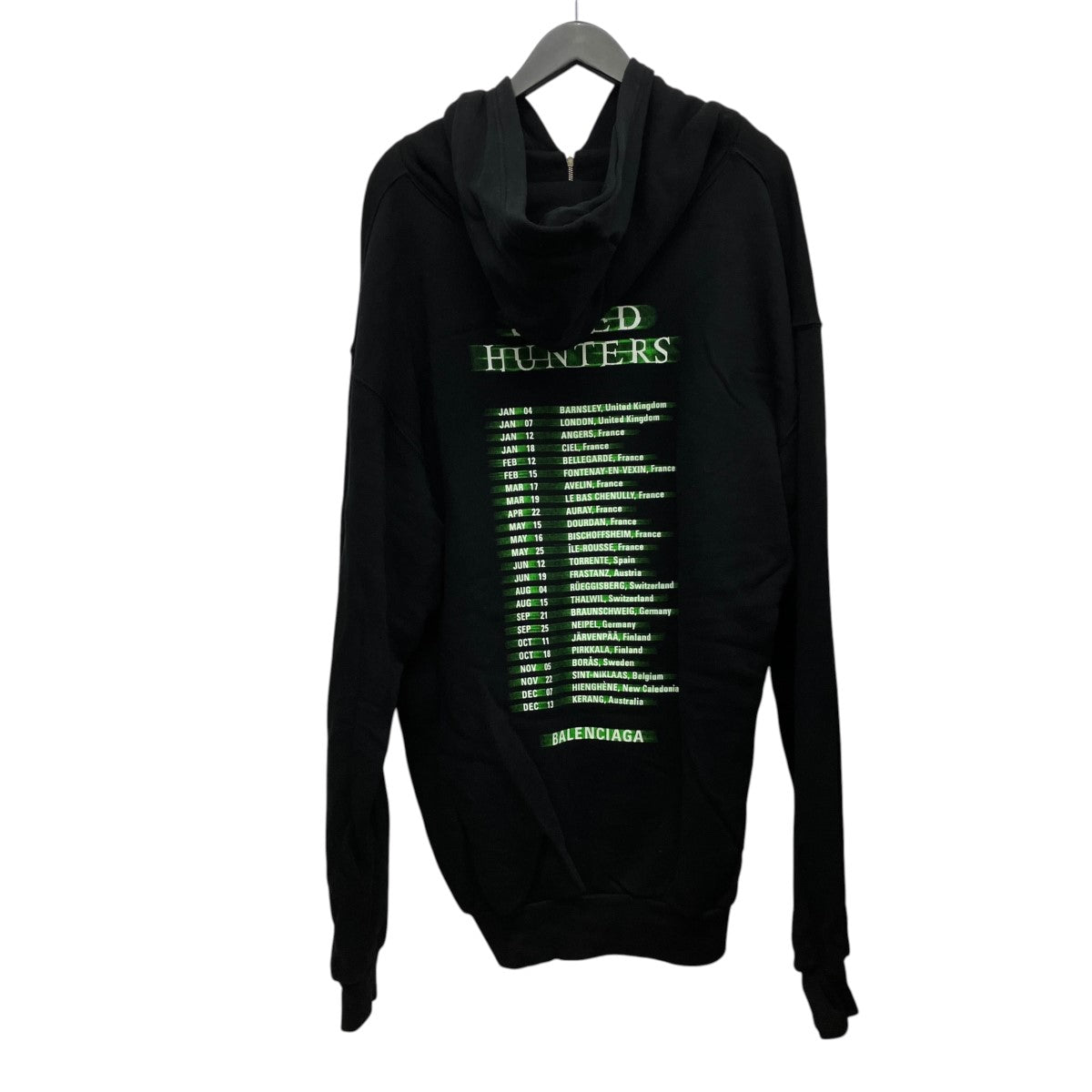 BALENCIAGA 19SSSPEED HUNTERSプリントジップアップパーカー556099 古着・中古-2枚目のアイテム画像